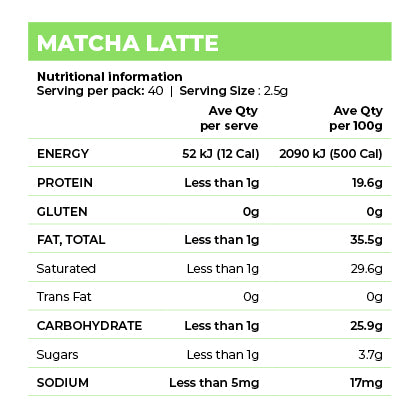 JOMEIS MATCHA LATTE