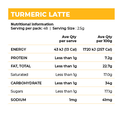 JOMEIS TURMERIC LATTE